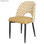 Cadeira SERAPHIN estilo contemporâneo con estrutura de aço acabada en pintura - 1