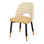 Cadeira SERAPHIN estilo contemporâneo con estrutura de aço acabada en pintura - Foto 2