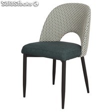 Cadeira SHINTO estilo contemporâneo con estrutura de aço acabada en pintura