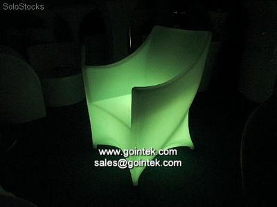 cadeira sofá de assento único single com iluminação led