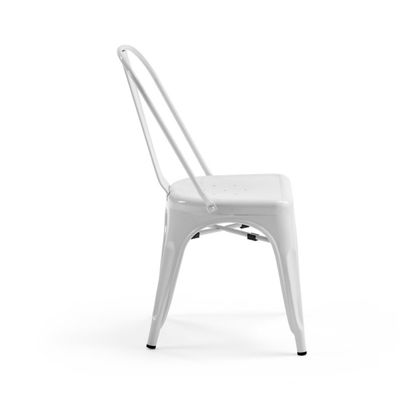 Cadeira Tolix Réplica branco - Foto 2