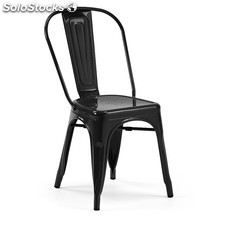 Cadeira Tolix Réplica preto