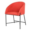 Cadeira YOSH estilo contemporâneo vermelha