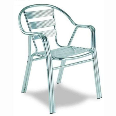 Cadeiras de alumínio bar, terraço, restaurante