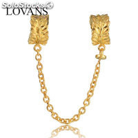 cadena segura /pulsera cadena /colgante para pulsera de plata,color oro/dorado