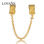 cadena segura /pulsera cadena /colgante para pulsera de plata,color oro/dorado - 1