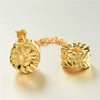 cadena segura /pulsera cadena /colgante para pulsera de plata,color oro/dorado - Foto 5