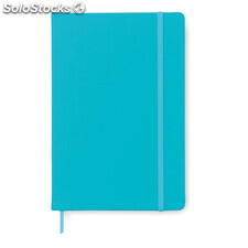 Caderno A5 pautado azul turquesa MIMO1804-12