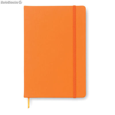 Caderno A5 pautado laranja MIMO1804-10
