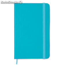 Caderno A6 pautado azul turquesa MIMO1800-12