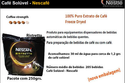 Café liofilizado ideal para as máquinas Trial Bar e Mini-Rhea e de Vending - Foto 2