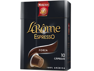 Cafe marcilla l arome espresso forza fuerza 9 caja de 10 unidades compatible con