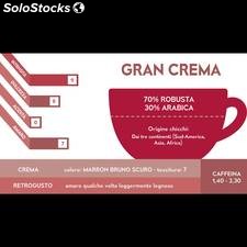 Café molido - Gran Crema - 250g Moka - 30%Ara 70%Rob - High quality blend