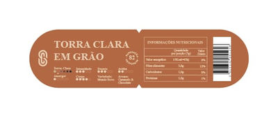 Café torra clara em grãos 250 grs