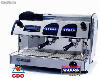 Cafetera automática, modelo: markus control de 2 grupos con display expobar
