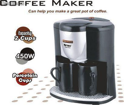 Cafetera electrica con dos tazas Orbit 3012