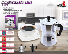 Cafetera Italiana 6 Tazas We Houseware