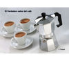 Cafetera italiana clásica metalizada/3 tazas café - Café expresso WELKHOME