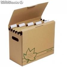 Caisse carton recyclé pour dossiers suspendus naturline