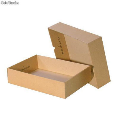Caisse carton télescopique 50 x 33 x 9,5 cm