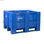 Caisse palette plastique monobloc DOLAV 1200x1000x740/585 mm - 1