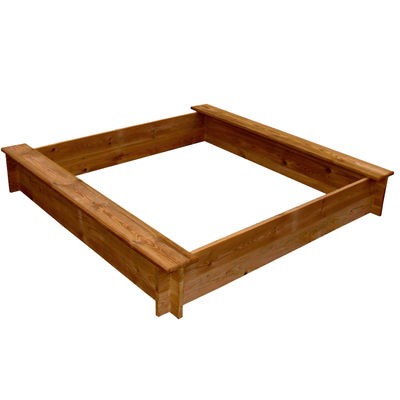 Caixa de areia, quadrada em madeira - Foto 2