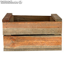 Caixa de madeira de pinho