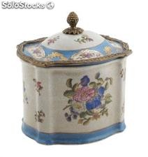 Caja alta 16cm - Milady | porcelana decorada en porcelana
