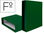Caja archivador liderpapel de palanca carton folio documenta lomo 75mm color - 1