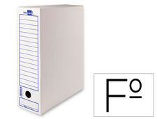 Caja archivo definitivo liderpapel ecouse carton 100% reciclado folio