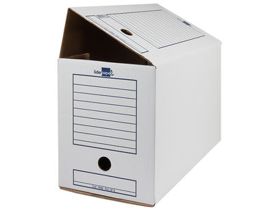 Caja archivo definitivo liderpapel ecouse carton 100% reciclado folio doble - Foto 3