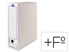 Caja archivo definitivo liderpapel folio prolongado 388X275X116 mm 325 g/M2
