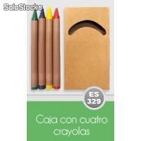 Caja con 4 crayones - Modelo:ES-329