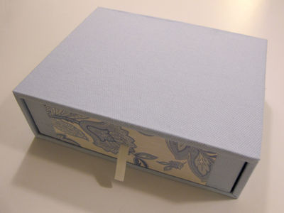 Caja con cajón extraíble con libreta 11,5x15,5cm. - Foto 2