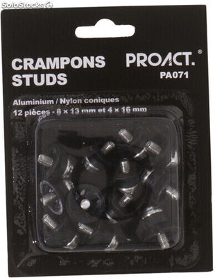 Caja de 12 tacos cónicos de aluminio/nylon - Foto 2