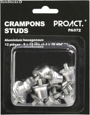 Caja de 12 tacos hexagonales de aluminio