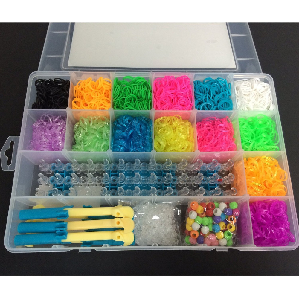Loopy Loom Kit con 4200 Bandas de Silicona Para Hacer Pulseras De Colores 