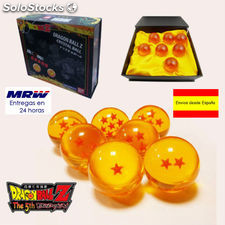 Caja de bolas dragón ball de 3,5cm lote de 7 bolas