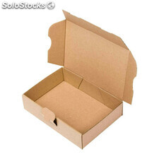 Caja de cartón automontable | microcanal | 18 x 13 x 4,5 cm | embalaje, envíos