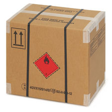 Caja de cartón homologada para materias peligrosas 44x34x38cm