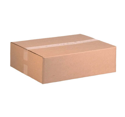 Caja de cartón ondulado de canal simple 31 x 22 x 8 cm | embalaje, envío postal