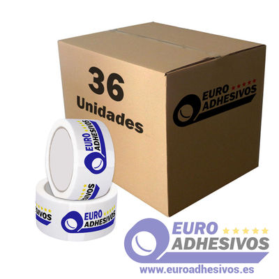 Caja de Cinta Adhesiva Impreso Solvente PVC (36 unds)