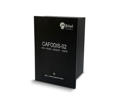 Caja de fibra óptica Metal - cafodis-2 (175x92x225mm) 16p. + 24FUS.