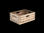 Caja de plástico efecto madera - 1