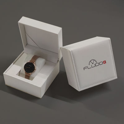 Caja de reloj cuadrada personalizada de venta caliente con embalaje de cartón de - Foto 4