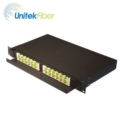 Caja de terminales de panel de conexión de fibra 96 núcleos LC FC marco de distr - Foto 4