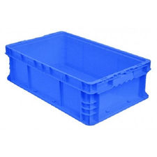 Caja fabricada de una sola pieza en polietileno hd capacidad de carga de 25 kg