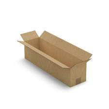 Caja larga de cartón canal simple gran apertura 60x15x15cm