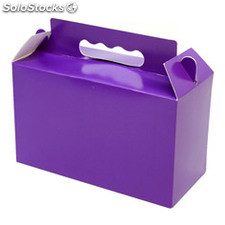caja lonchera de colores lisos