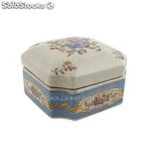 Caja octogonal - Milady | porcelana decorada en porcelana